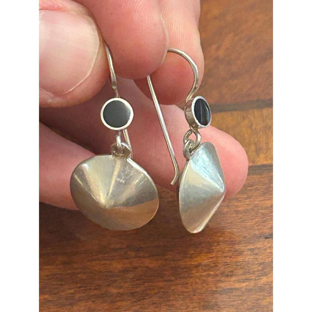 N1 1 inch 925 sterling silver very cuter earrings